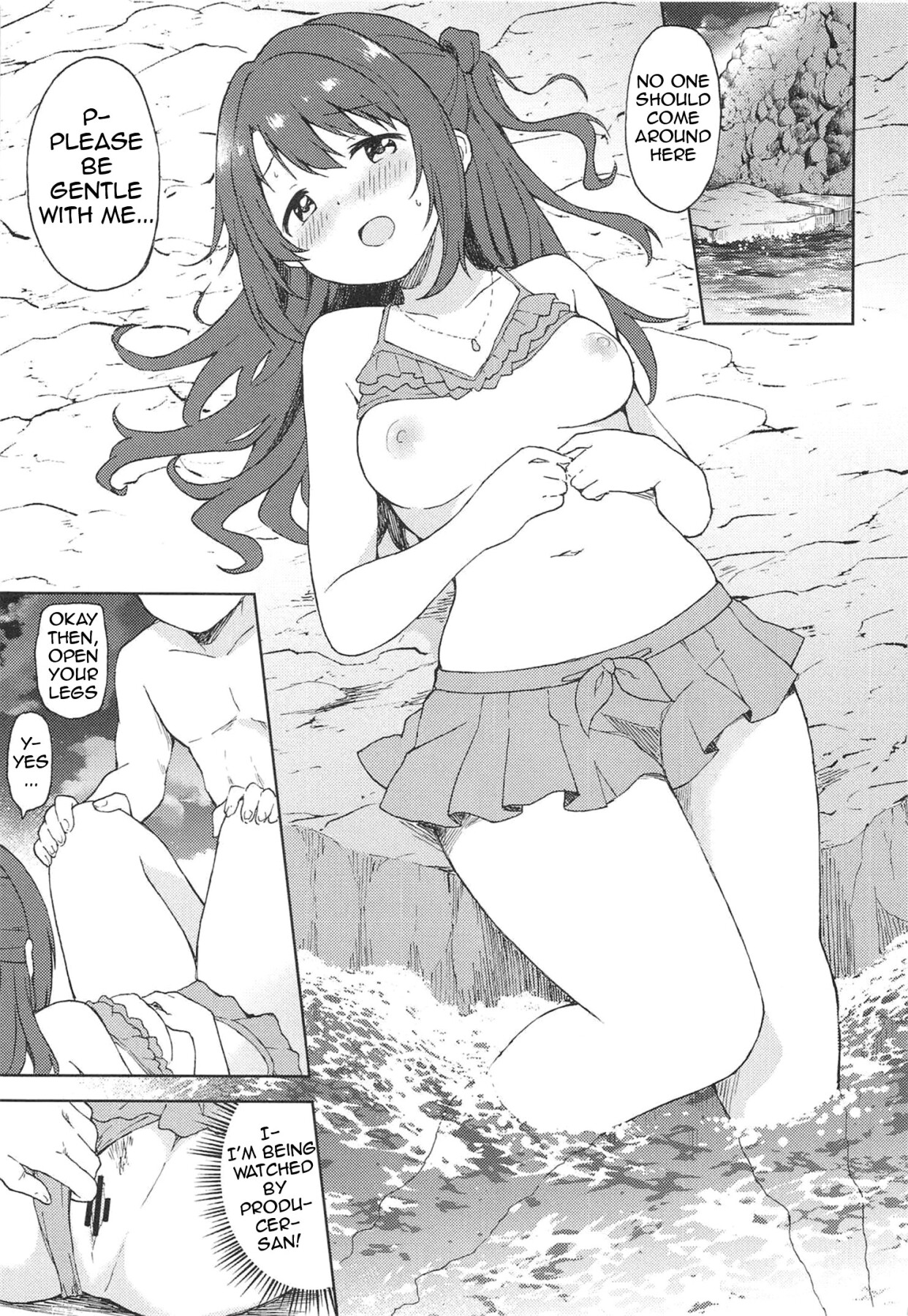 Hentai Manga Comic-Night Sex Beach with Uzuki-Read-9